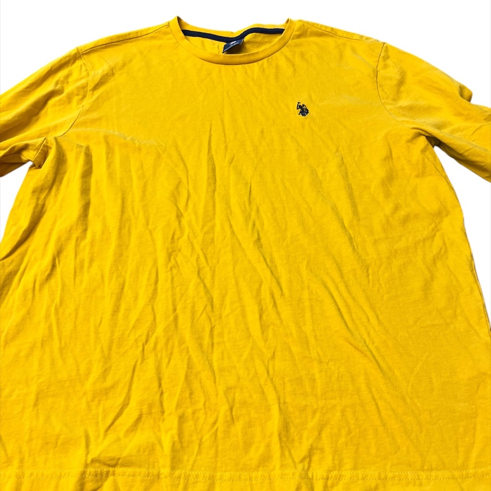 U.S. Polo Assn Long Sleeve Shirt - Gold Color- Size L